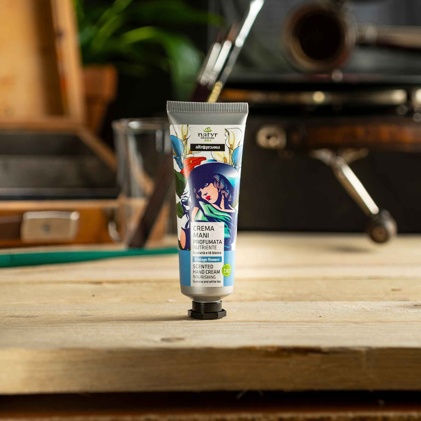 Crema mani Vintage flowers - bio | 50 ml