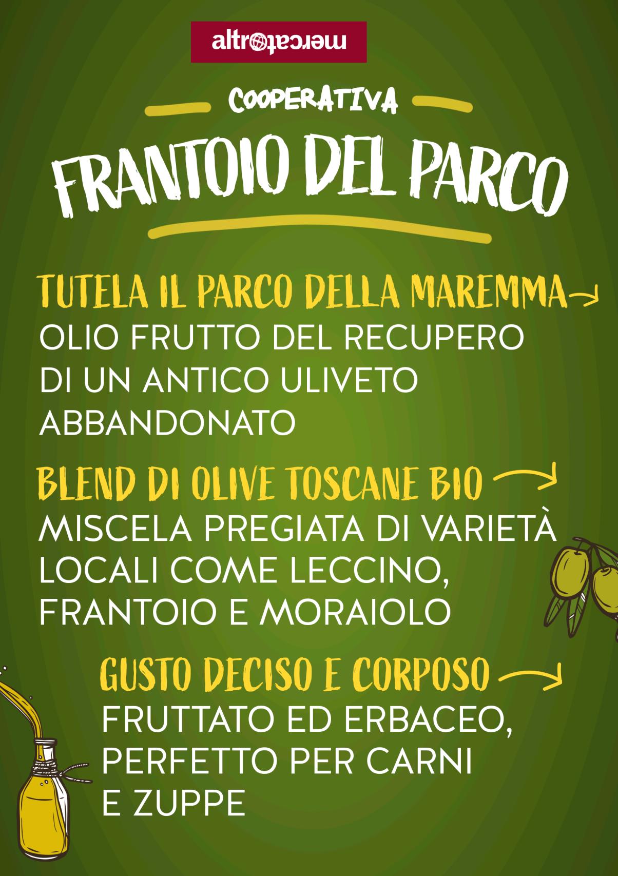 Olio evo Del Parco in latta Toscana - bio | 5L