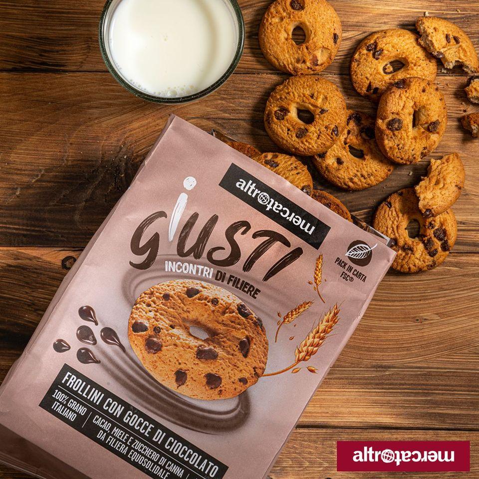 Frollini gocce di cioccolato 8 confezioni | 8x700 g