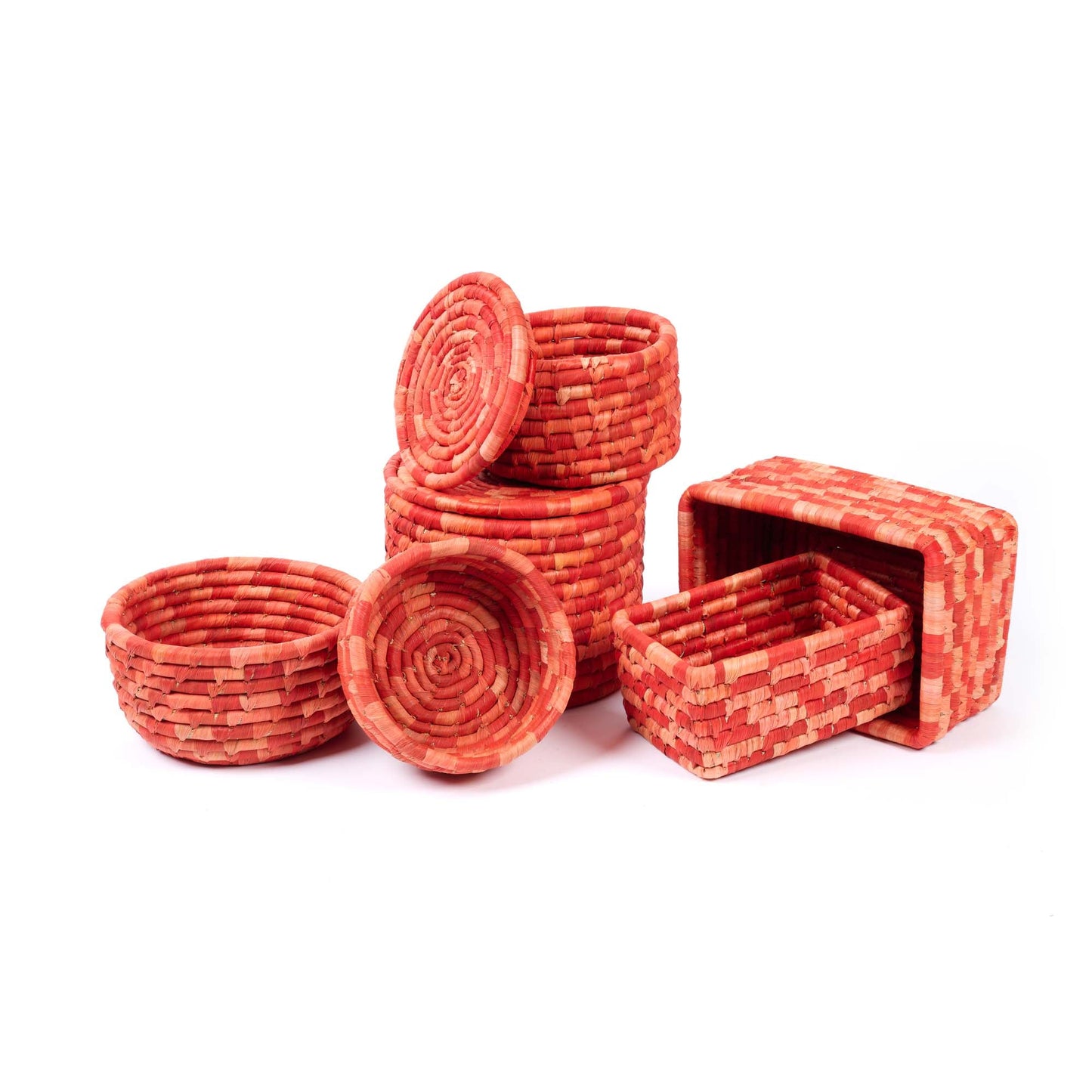 Cesto tondo Mais rosso