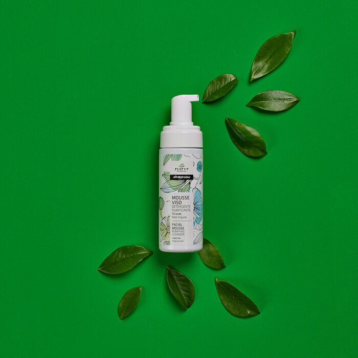 Mousse viso detergente purificante Tè verde | 150 ml