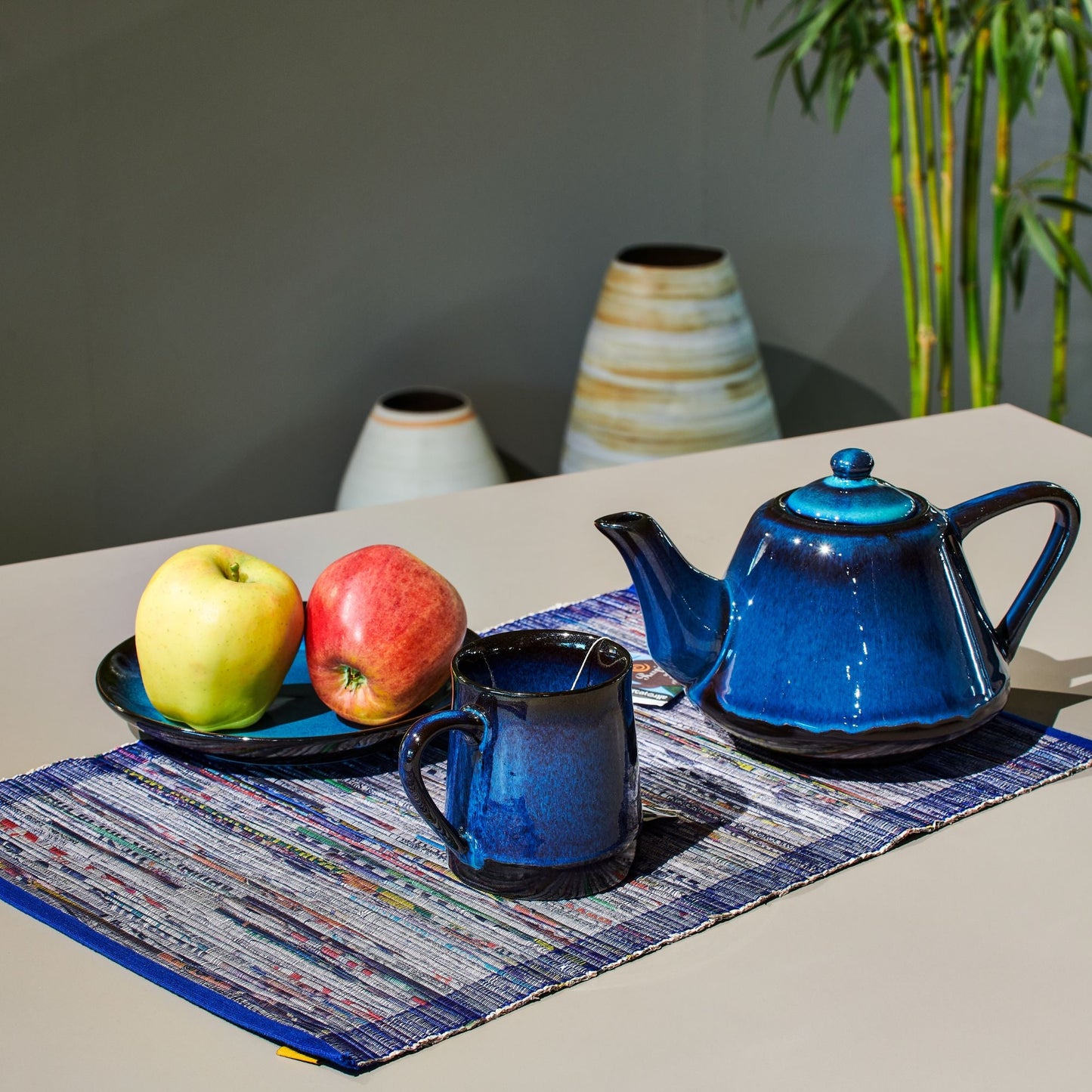 Mug bombata Cobalto ceramica