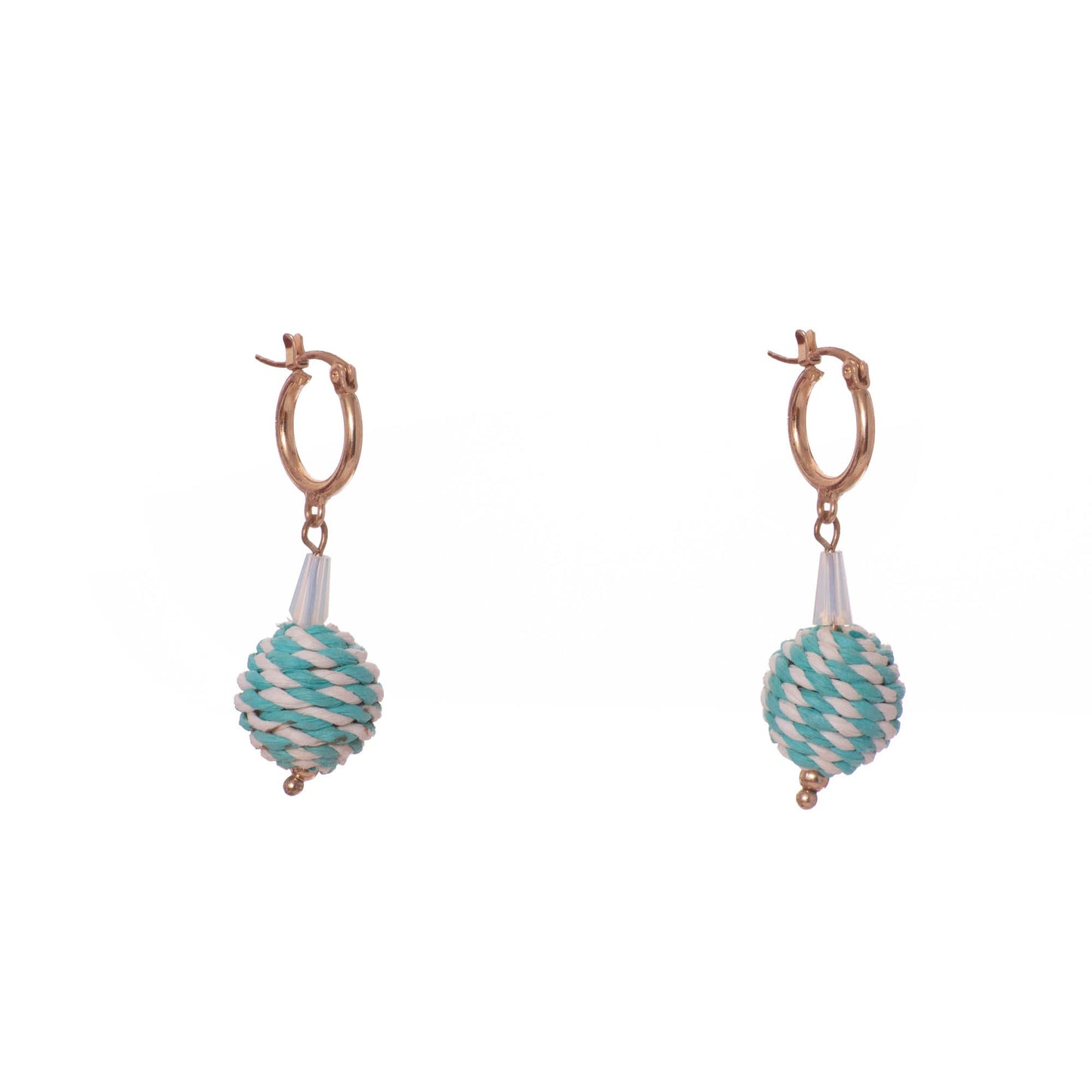 Orecchini Lady ottone e carta