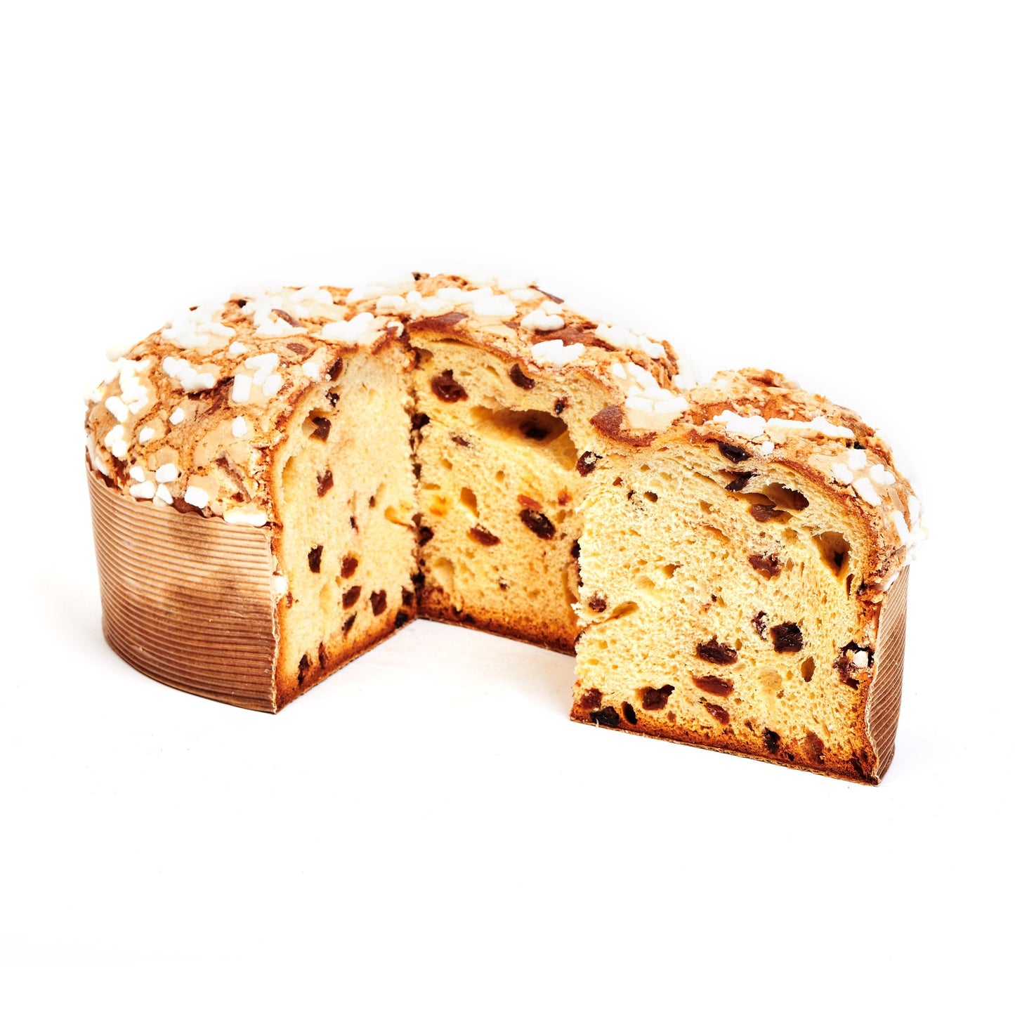 Panettone glassato con gocce di cioccolato e uvetta | 750 gr