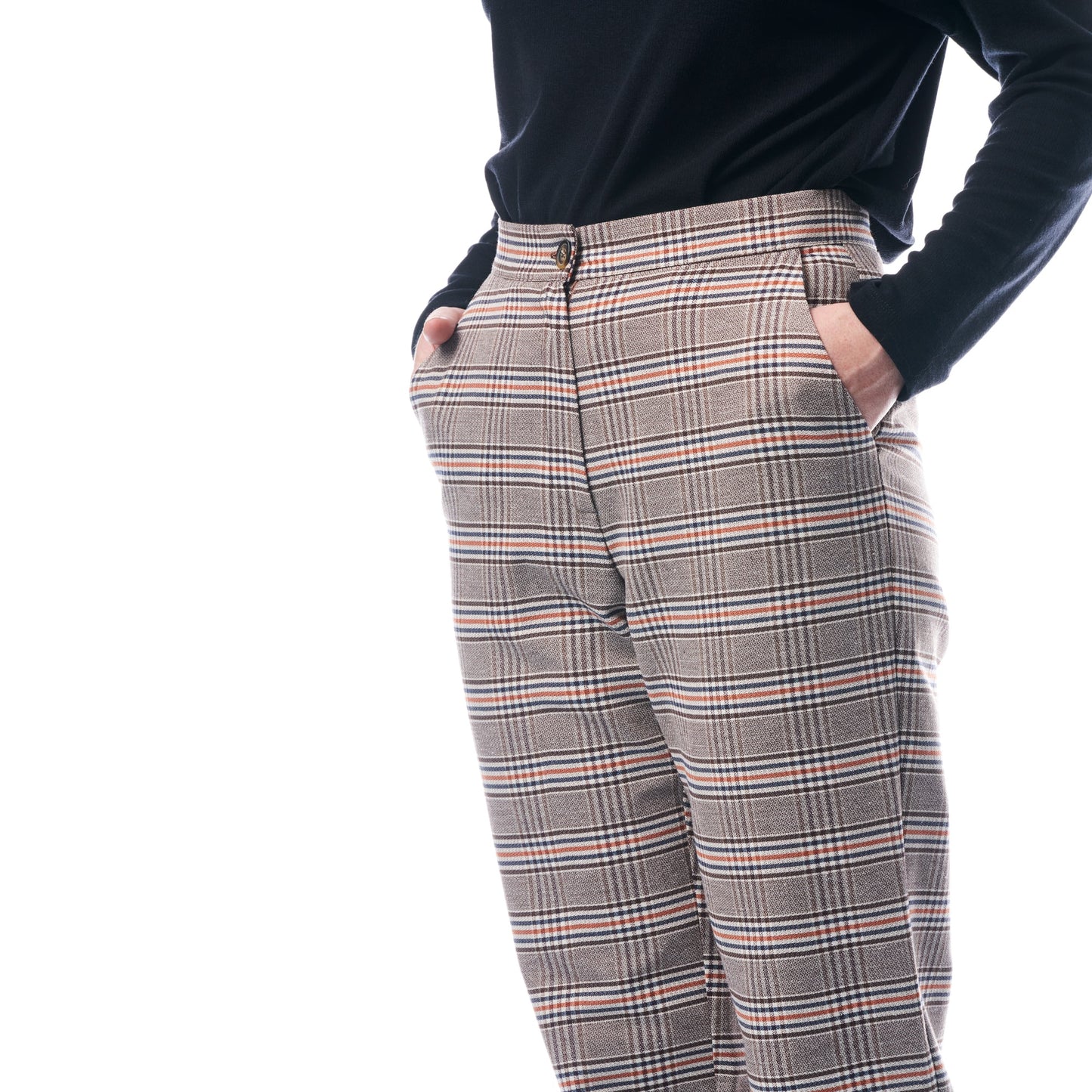 Pantalone Bessie cotone quadri
