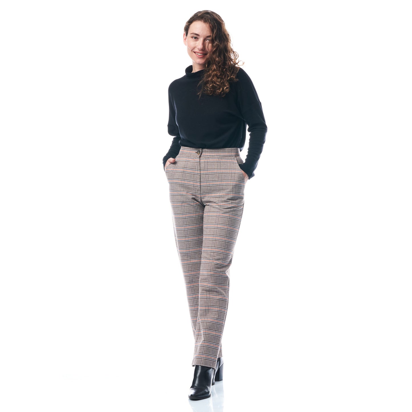 Pantalone Bessie cotone quadri