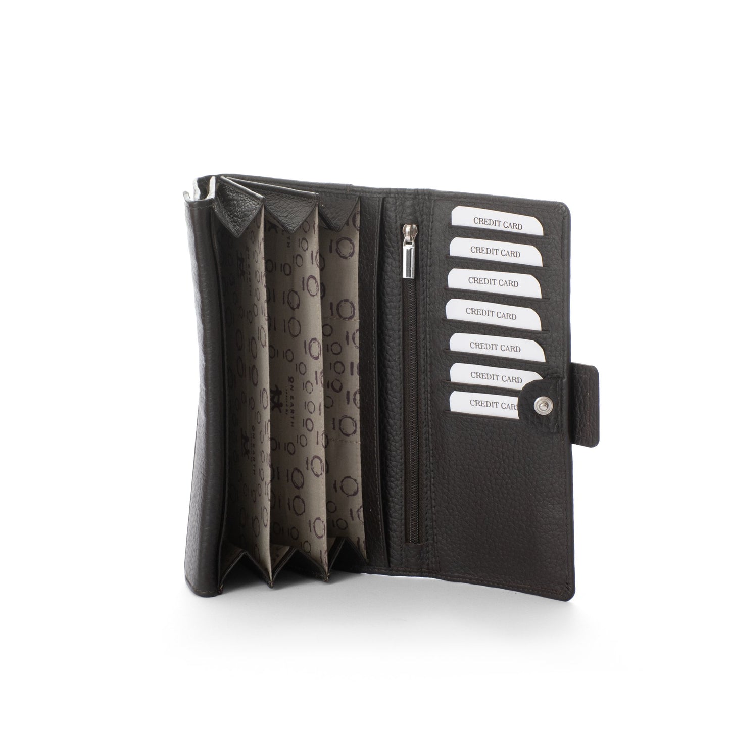 Portafoglio Betty in pelle marrone