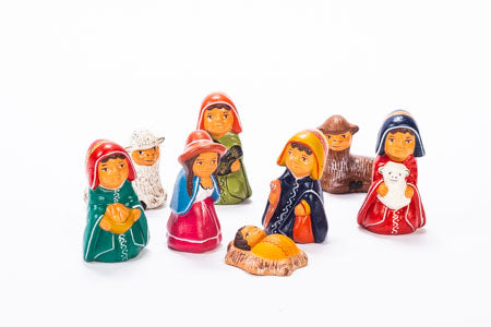 Presepe Alpacas terracotta