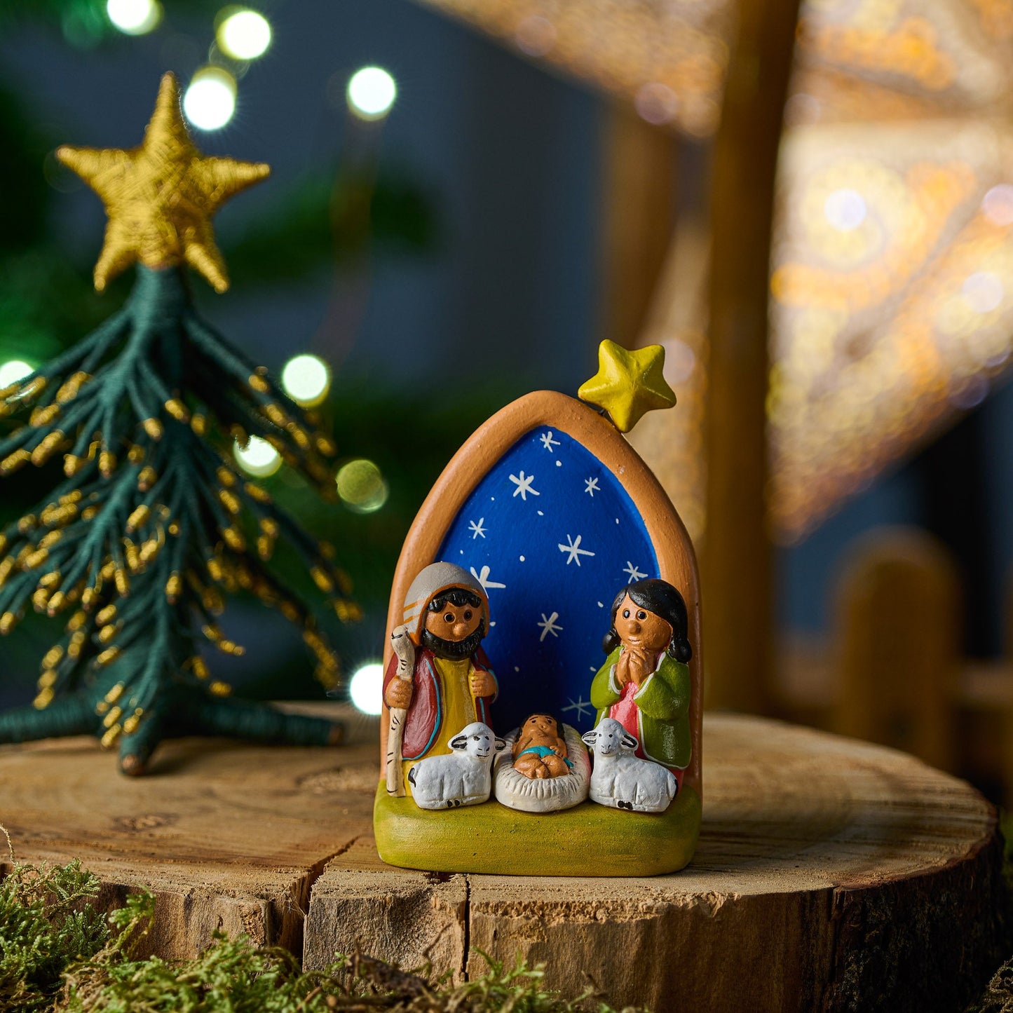 Presepe Finestra sulle stelle ceramica