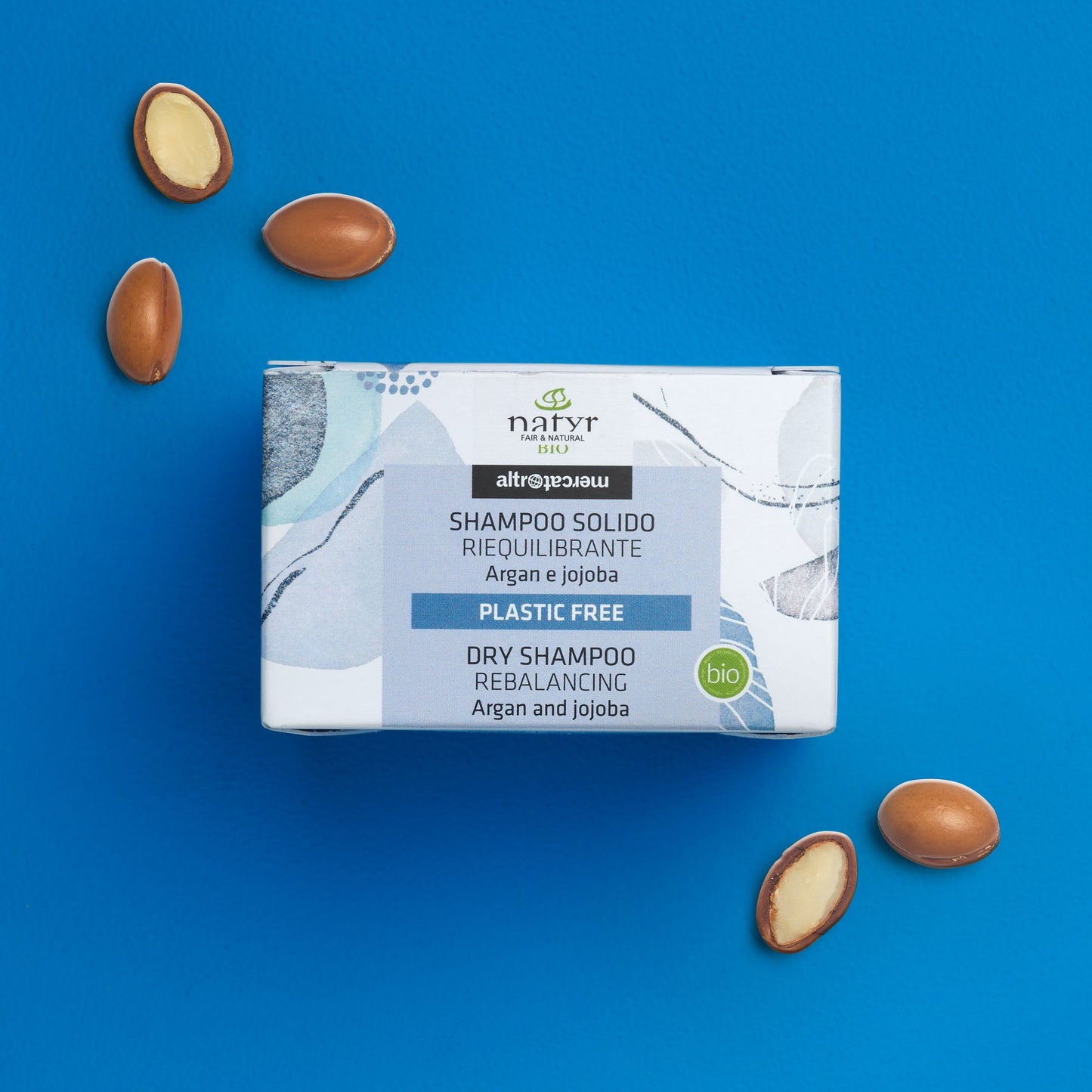 Shampoo solido riequilibrante argan e jojoba - bio | 55 gr