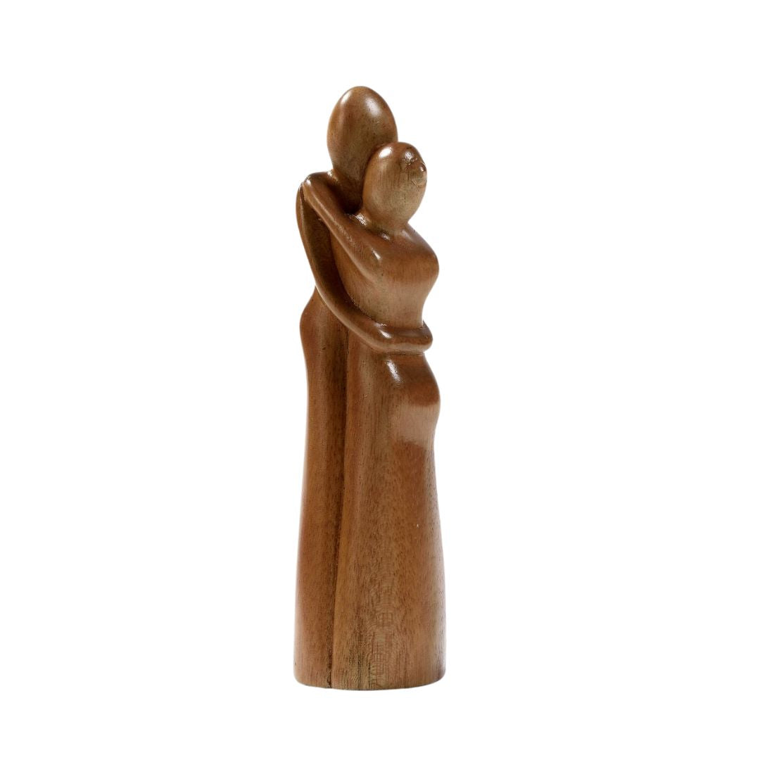 Scultura Innamorati Tenerezza legno