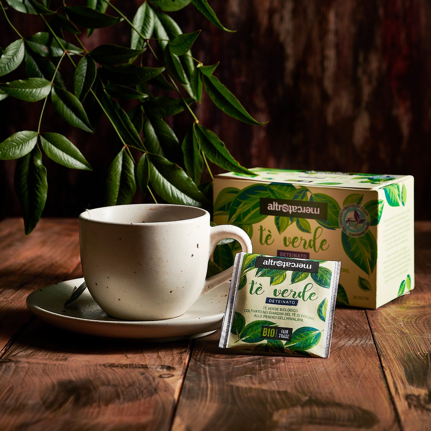 Tè verde deteinato in filtri - bio | 20 filtri x 2 g