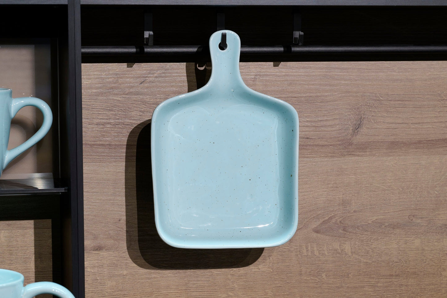 Teglia quadrata Sabbia azzurrino