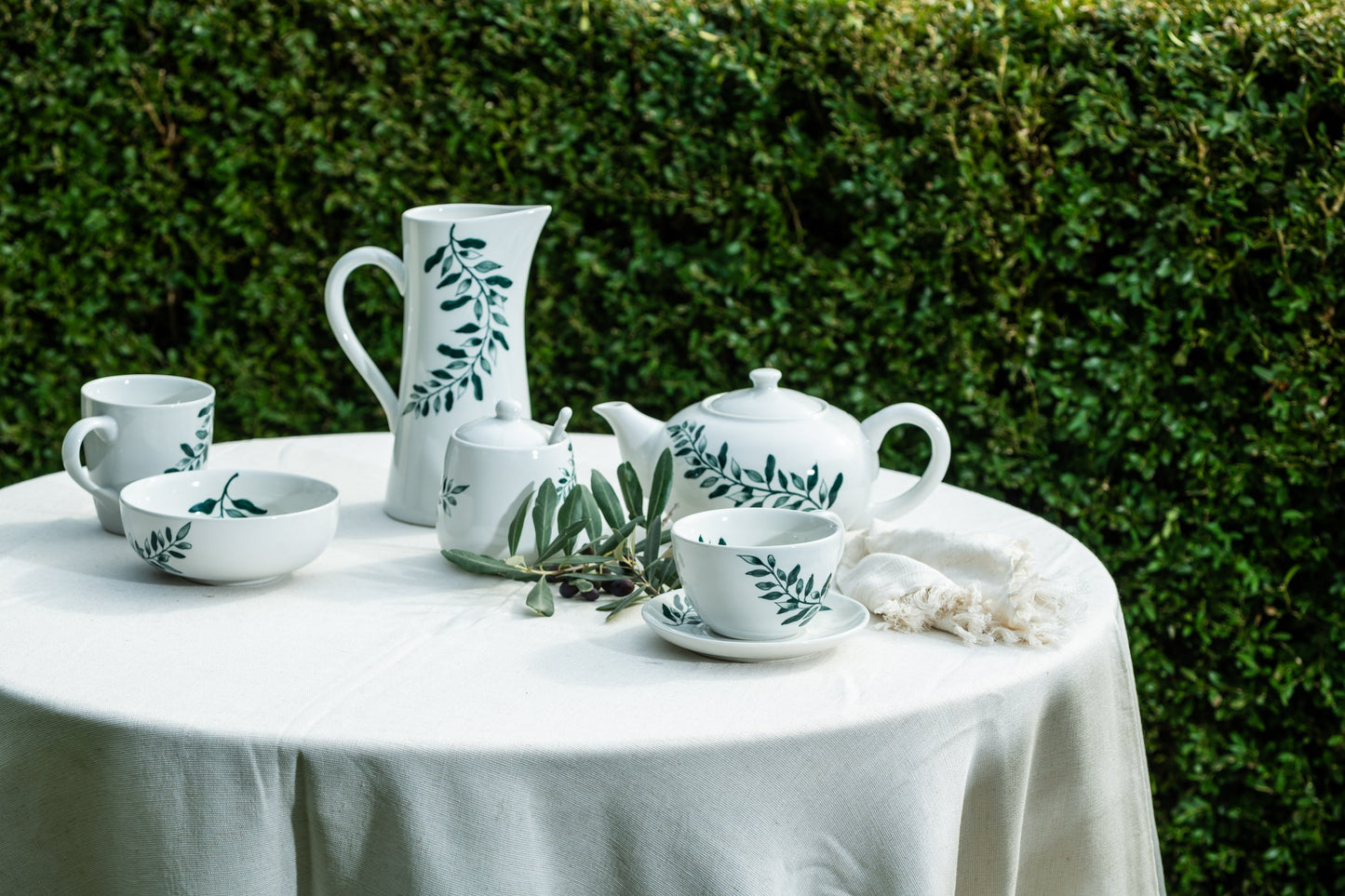 Zuccheriera Ulivo ceramica