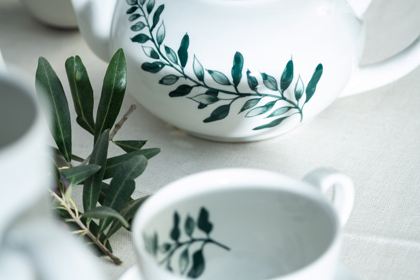 Teiera Ulivo ceramica