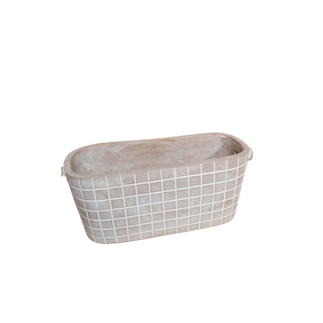 Vaso Quadretti terracotta