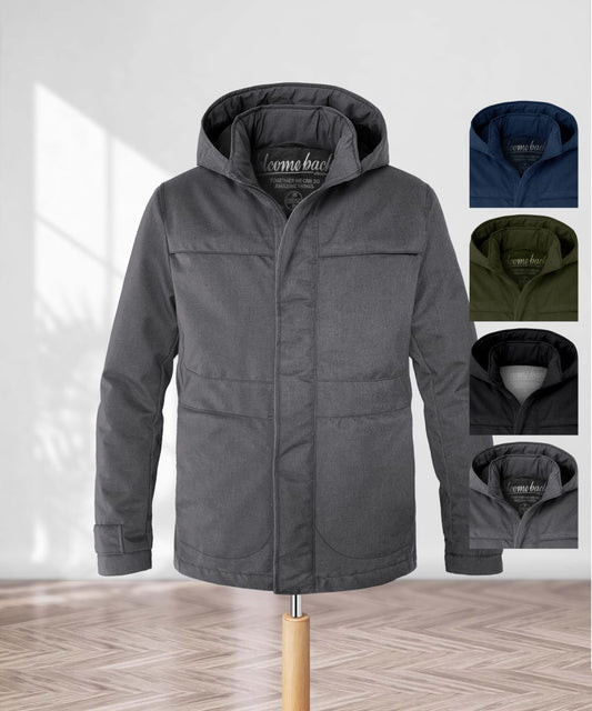 Parka termico corto uomo