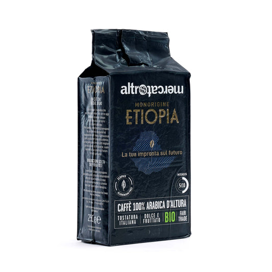 Caffè 100% arabica macinato monorigine Etiopia - bio | 250 g