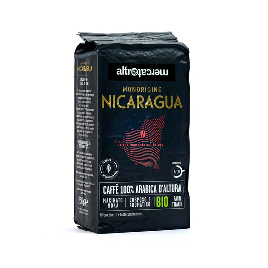 Caffè 100% arabica macinato monorigine Nicaragua - bio | 250 g