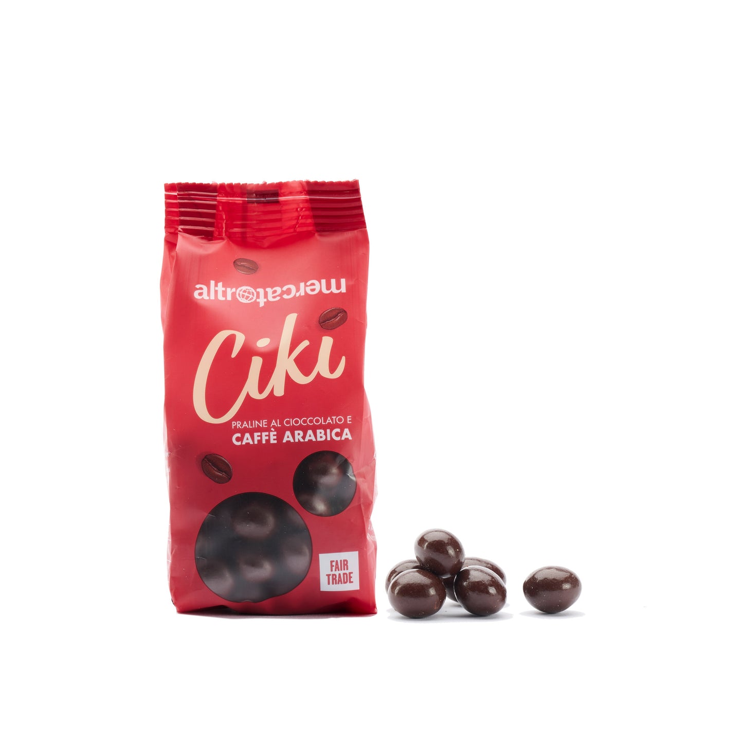 Ciki praline di caffè ricoperte di cioccolato | 100 g