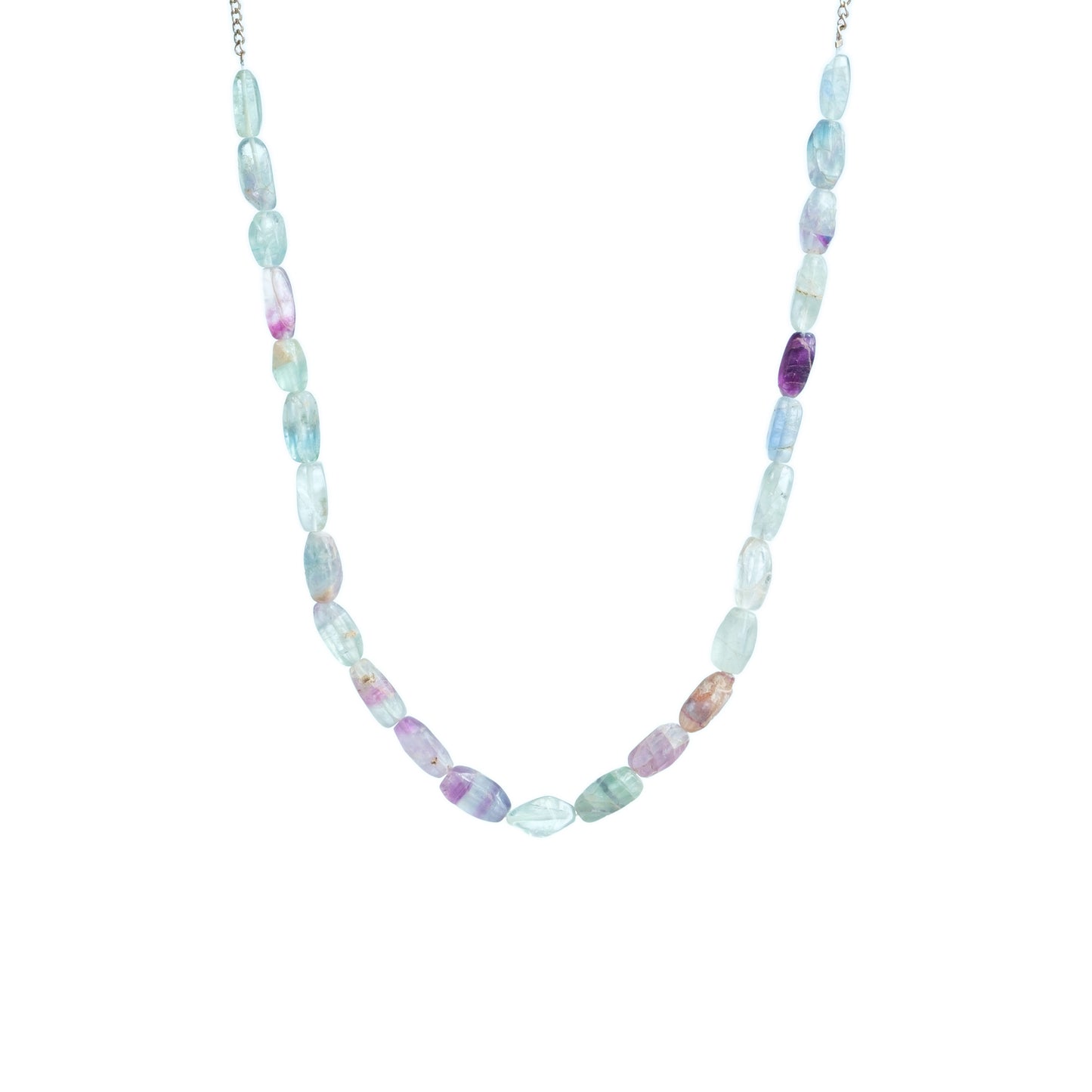 Collana Christalia ottone e fluorite