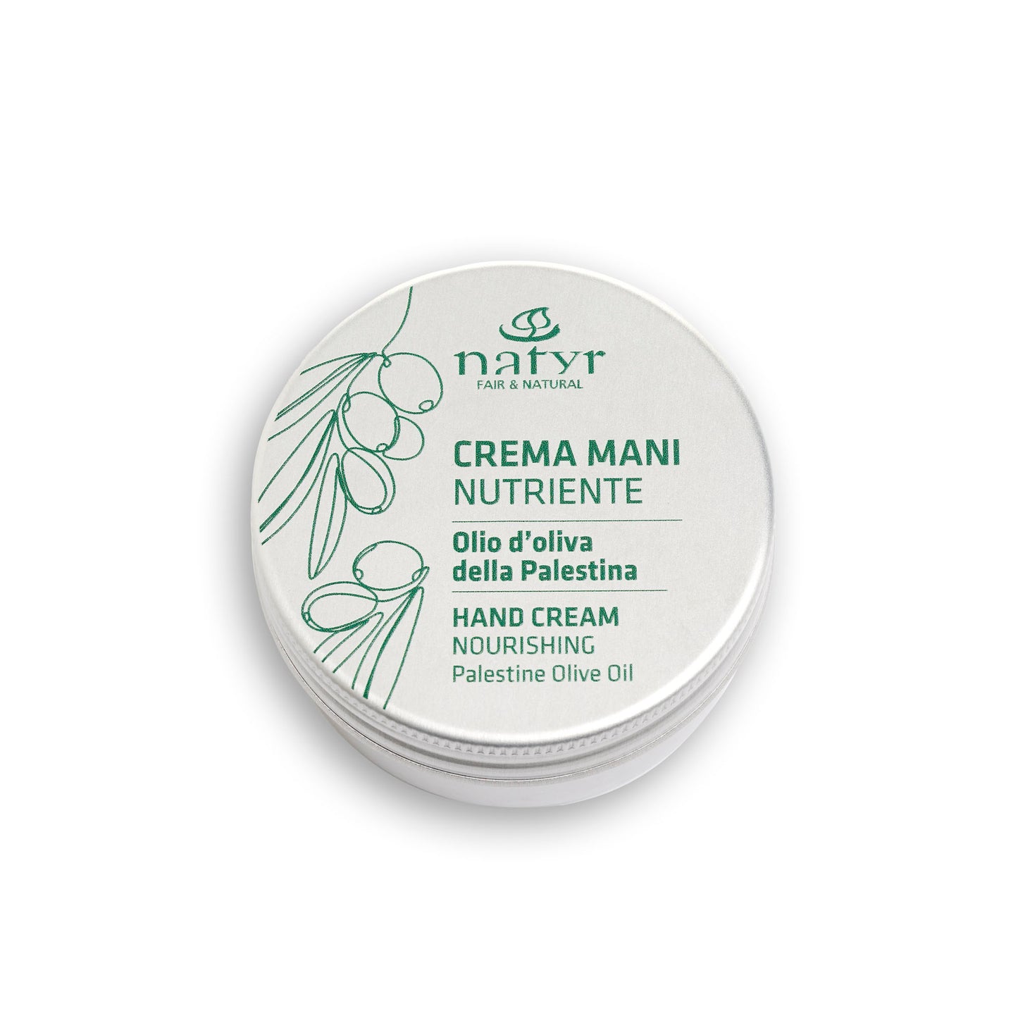 Crema mani nutriente con olio d'oliva della Palestina | 50 ml