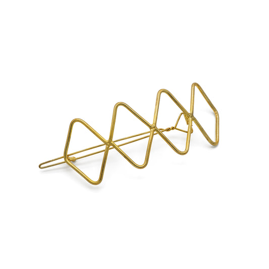 Fermacapelli Flow ottone