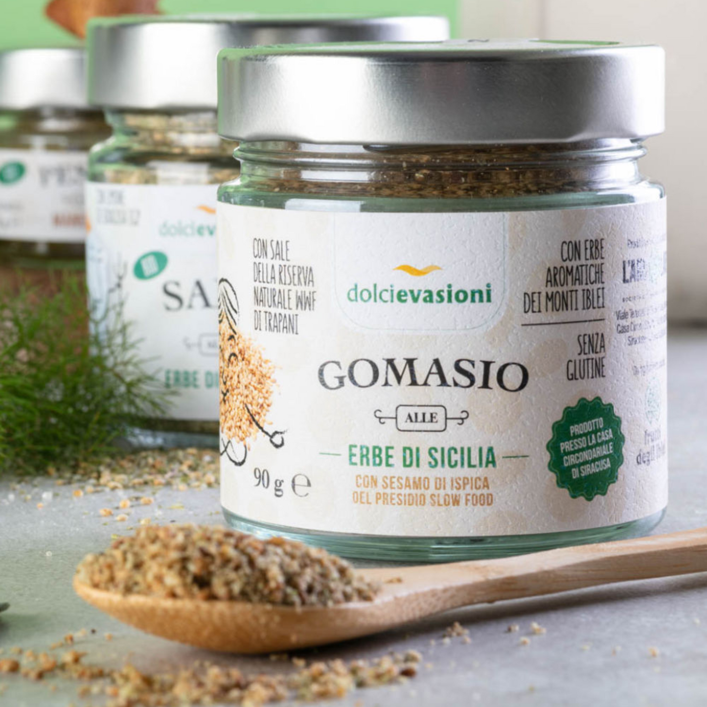 Gomasio alle erbe di Sicilia - bio | 90 g