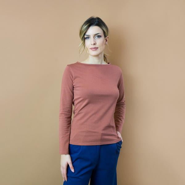 Maglia Bateau cotone
