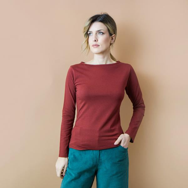 Maglia Bateau cotone