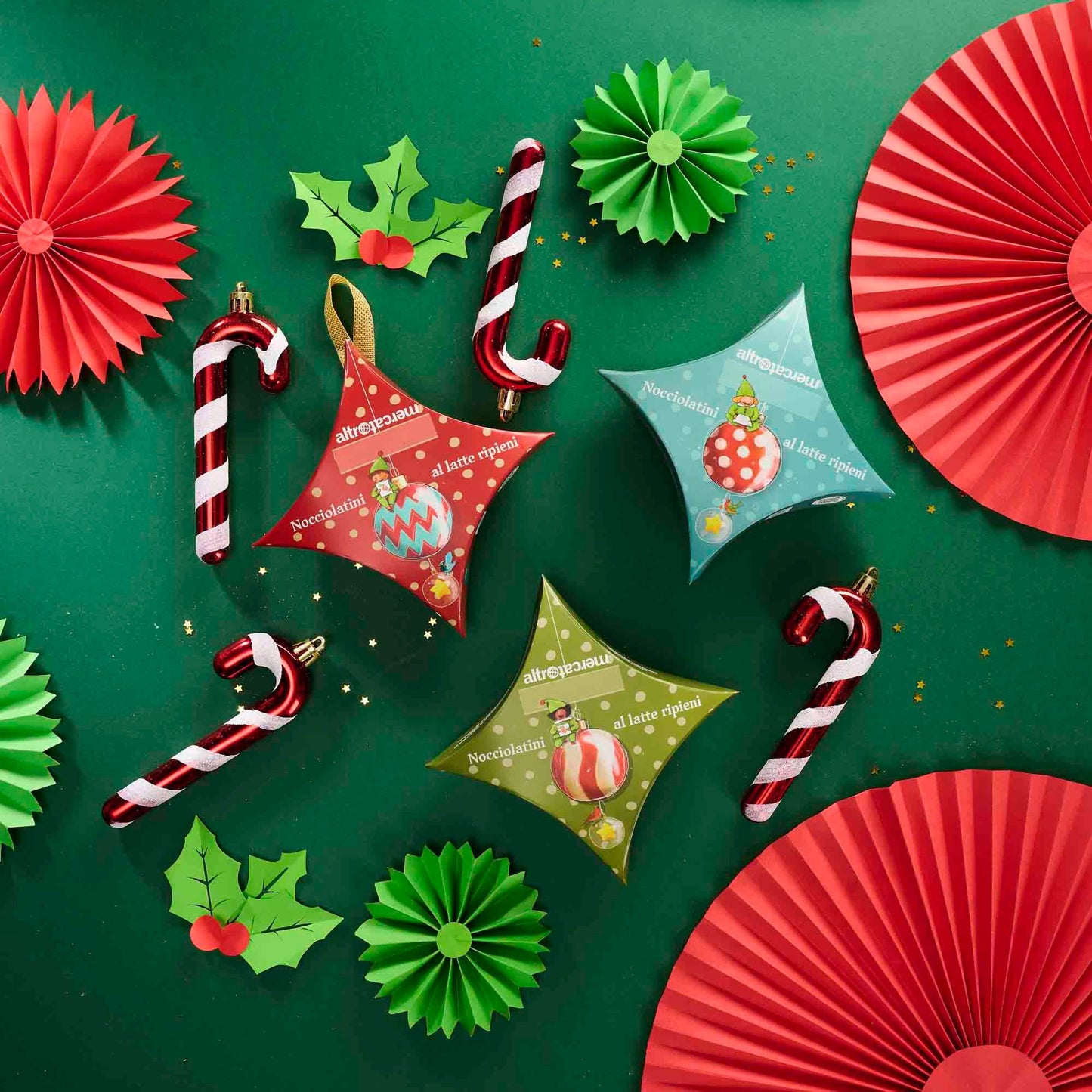 Nocciolatini crisp in stella appendibile | 60 g