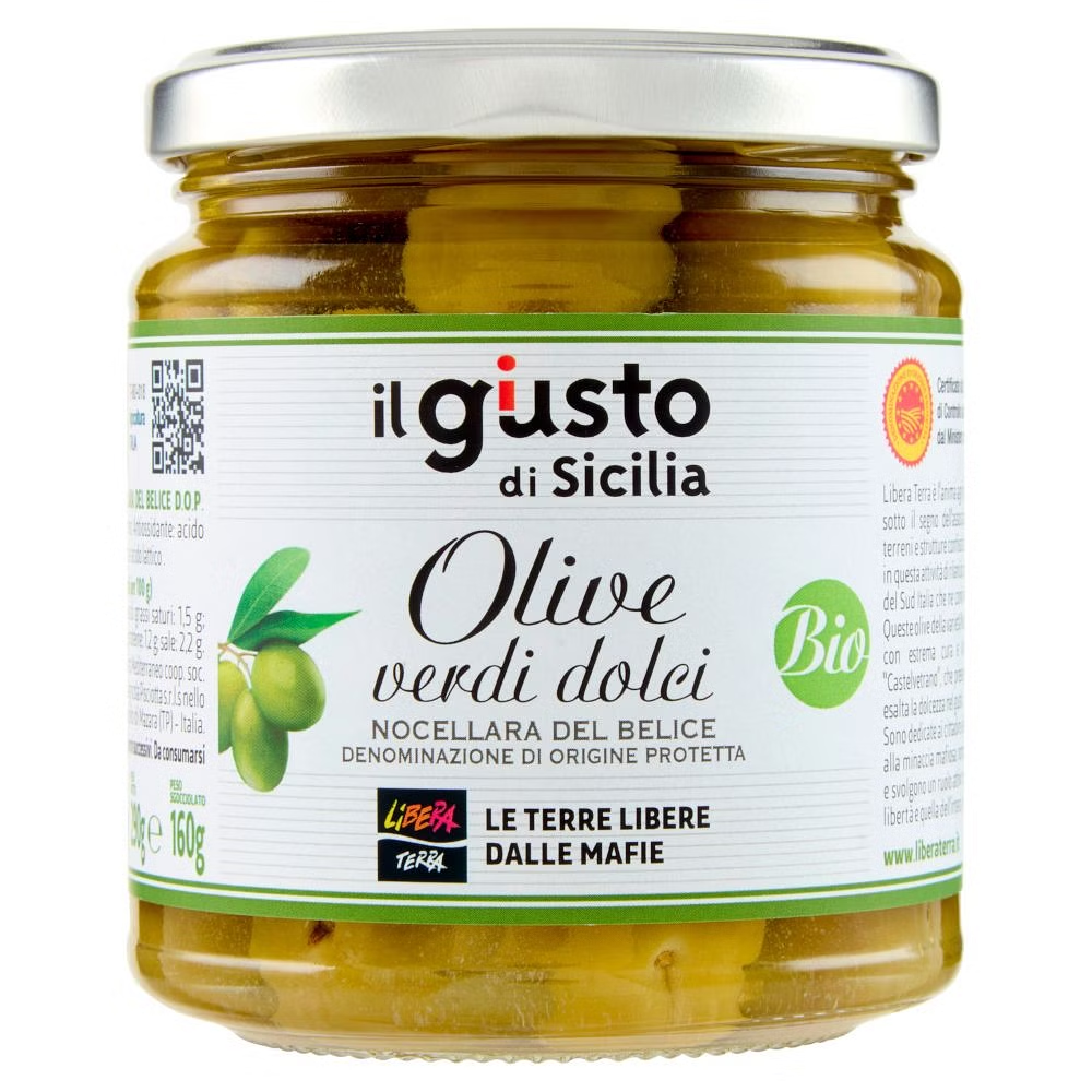 Olive verdi Nocellara del Belice DOP - bio | 290 g