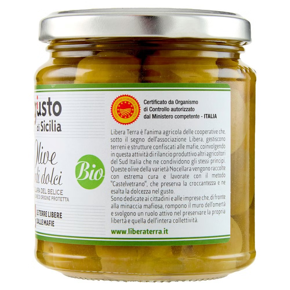 Olive verdi Nocellara del Belice DOP - bio | 290 g