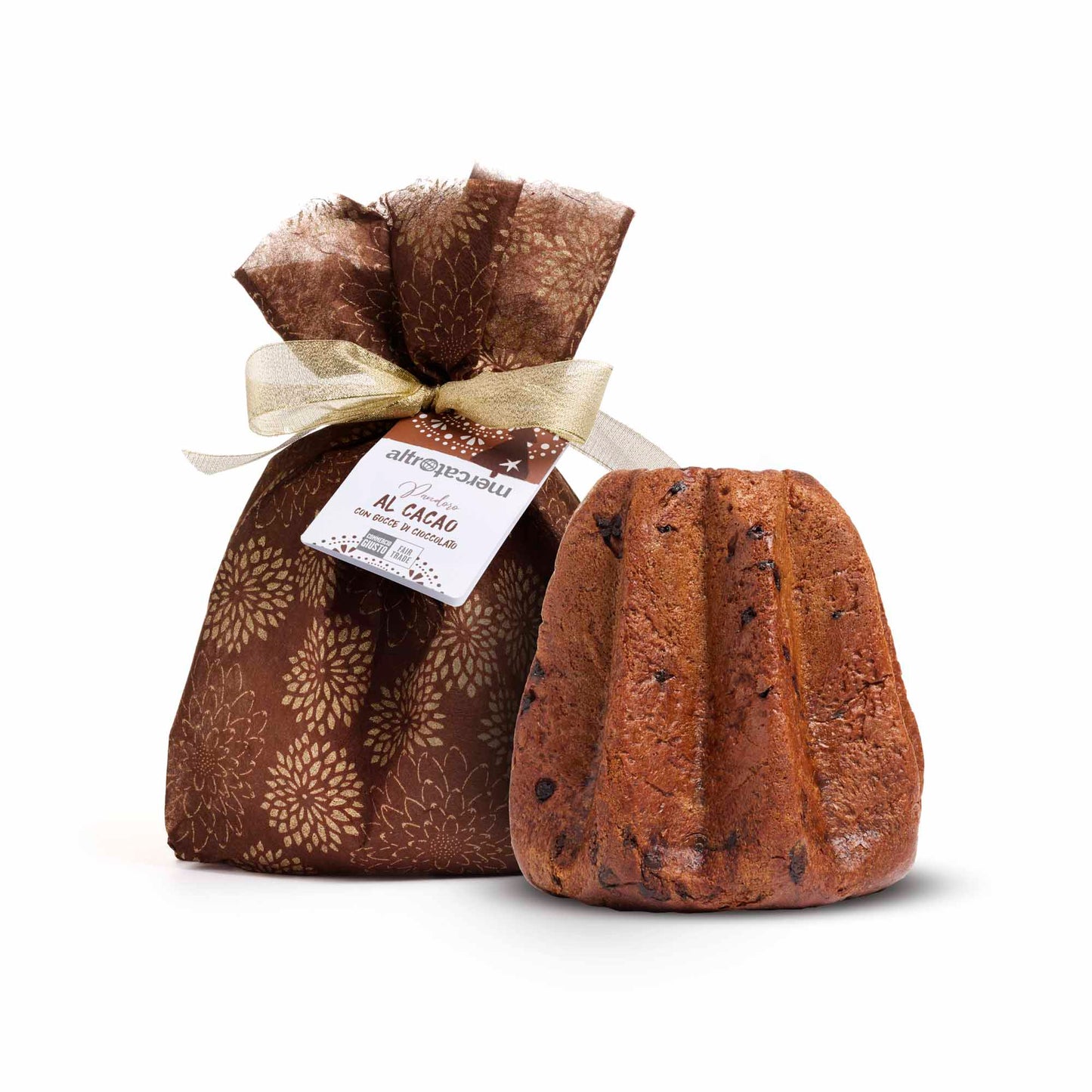 Pandoro al cacao con gocce di cioccolato | 750 gr