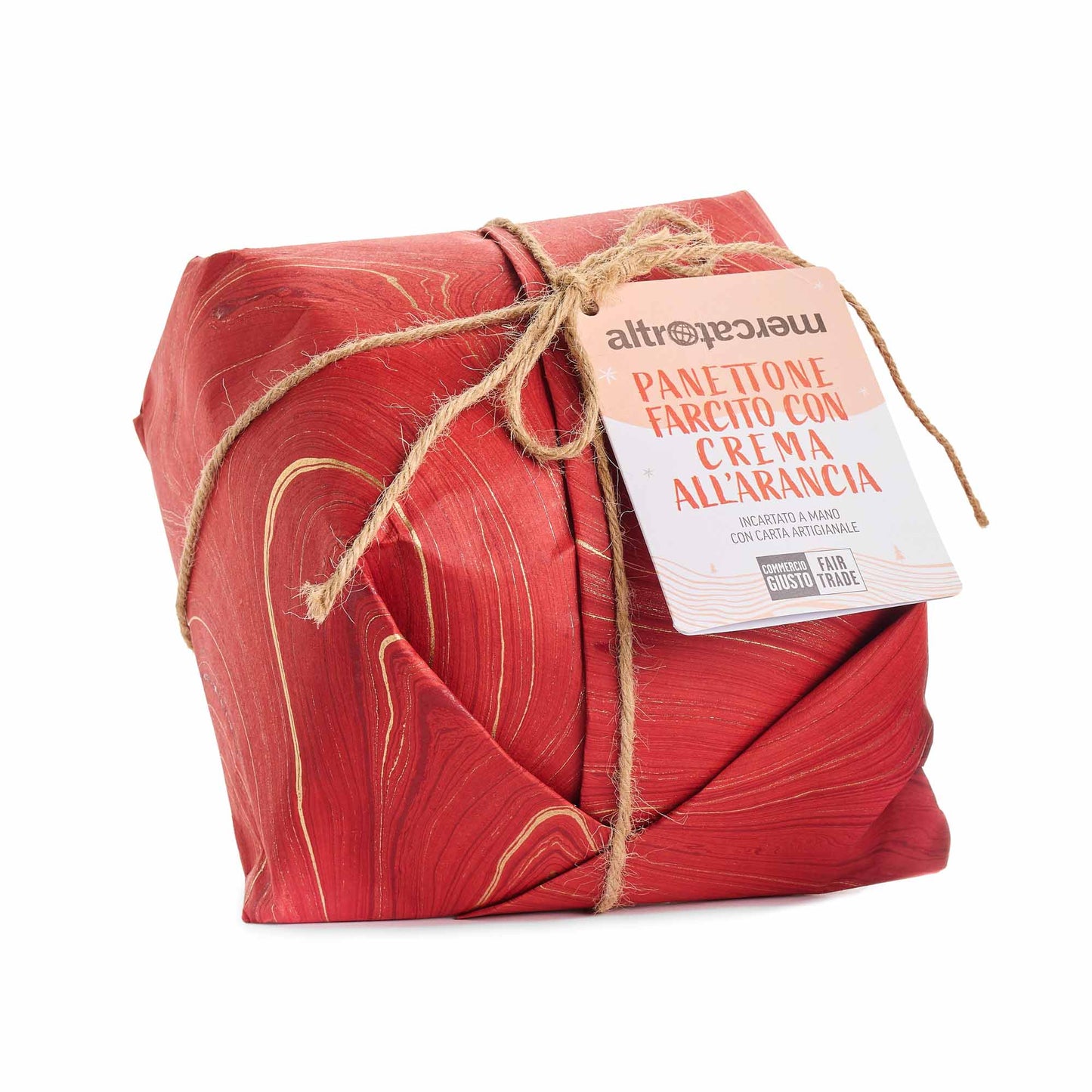 Panettone farcito con crema all'arancia | 750 gr
