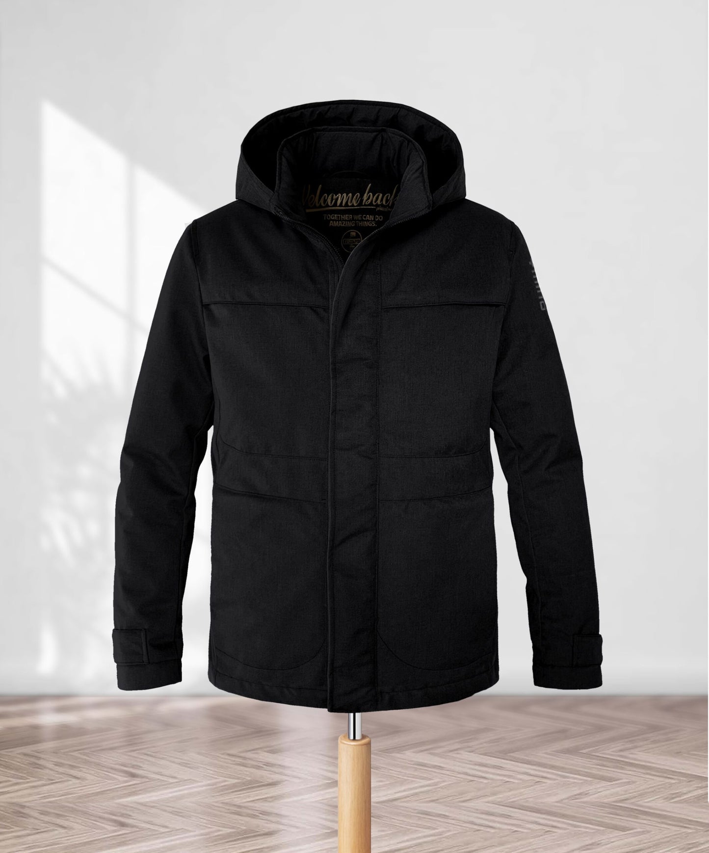 Parka termico corto uomo