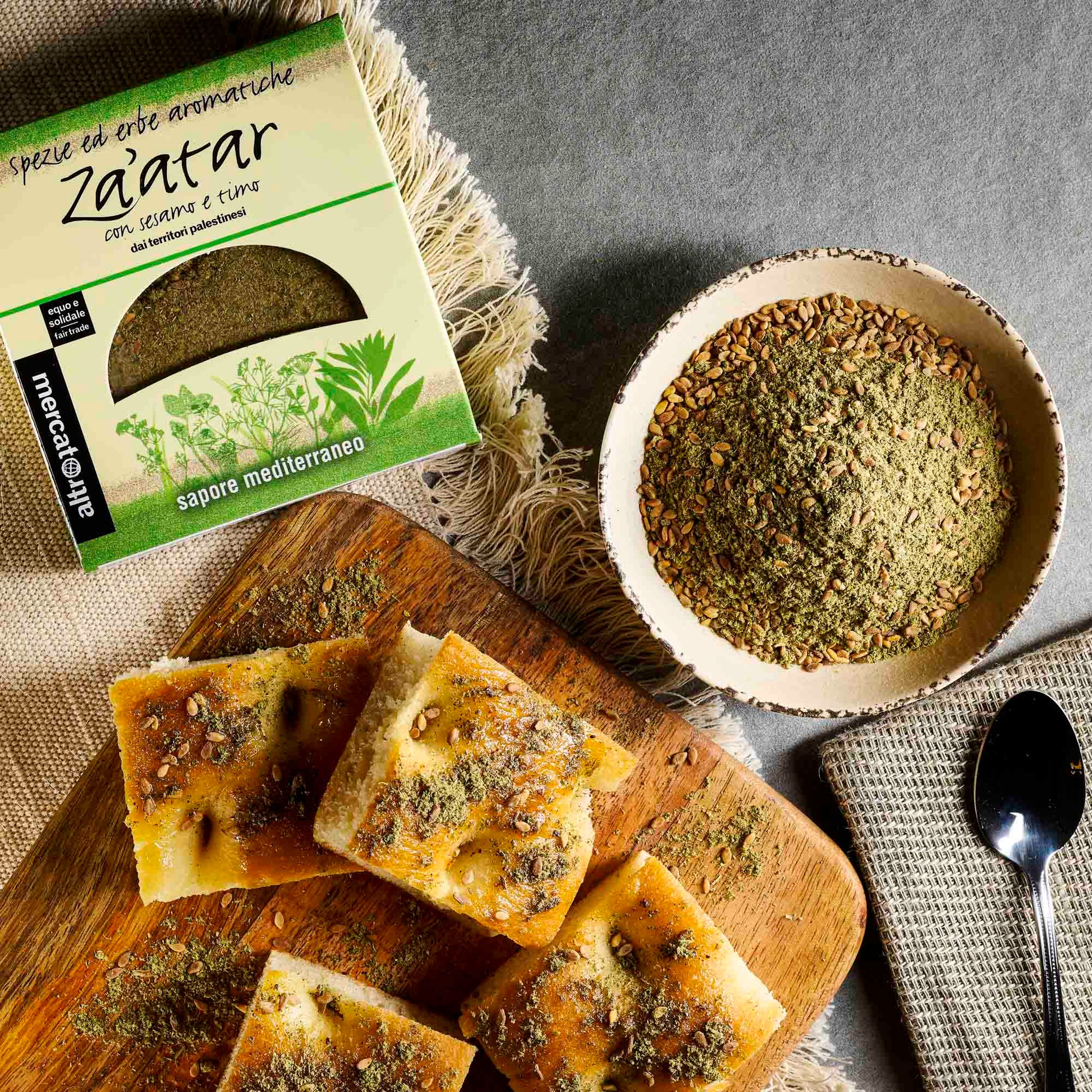 Zaatar Miscela Di Spezie Libanese 100% Naturale Senza Additivi Sapore Di Spezie Zatar Timo Tradizionale Libanese Sommacco Sesamo Vegano Senza Glutine - NCA (100 - Foto 10