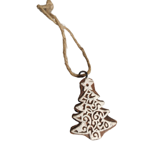 Addobbo legno blockprint