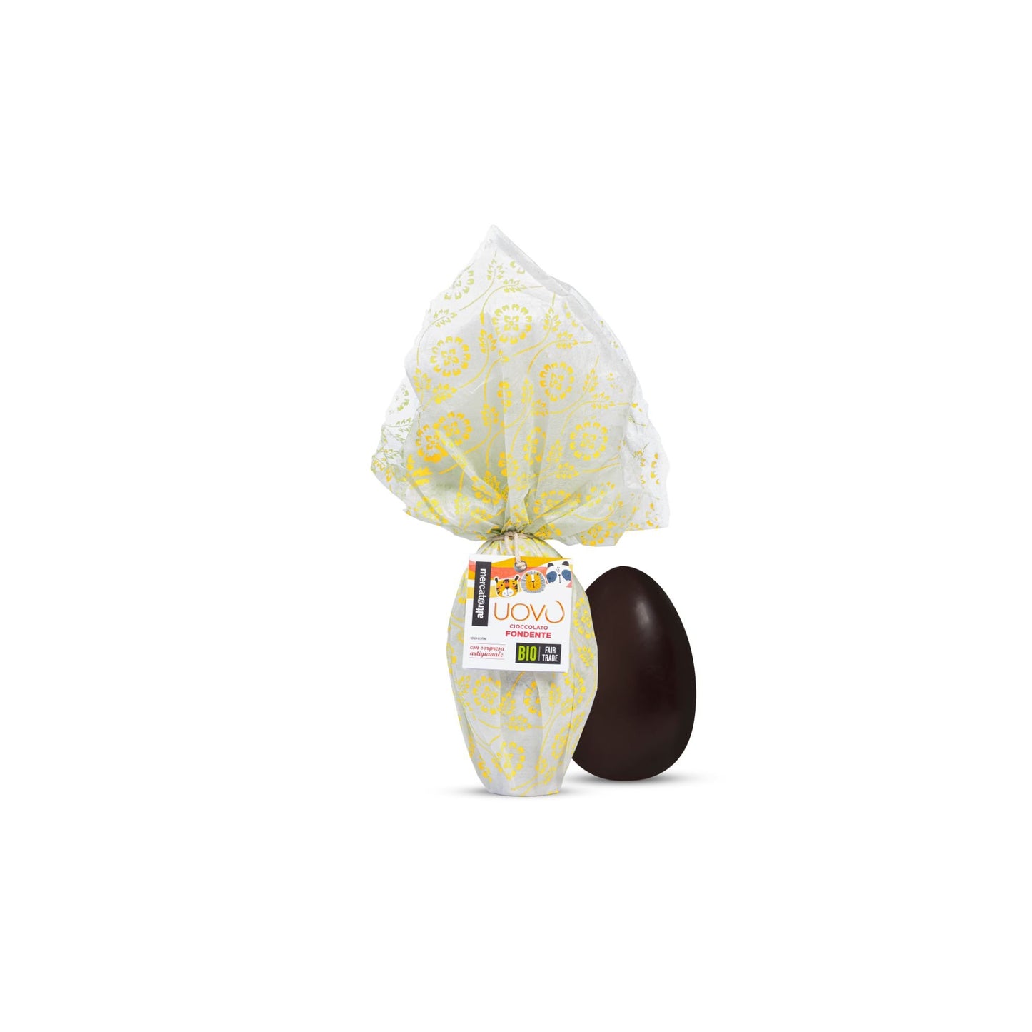 Uovo di cioccolato fondente - bio | 200 g