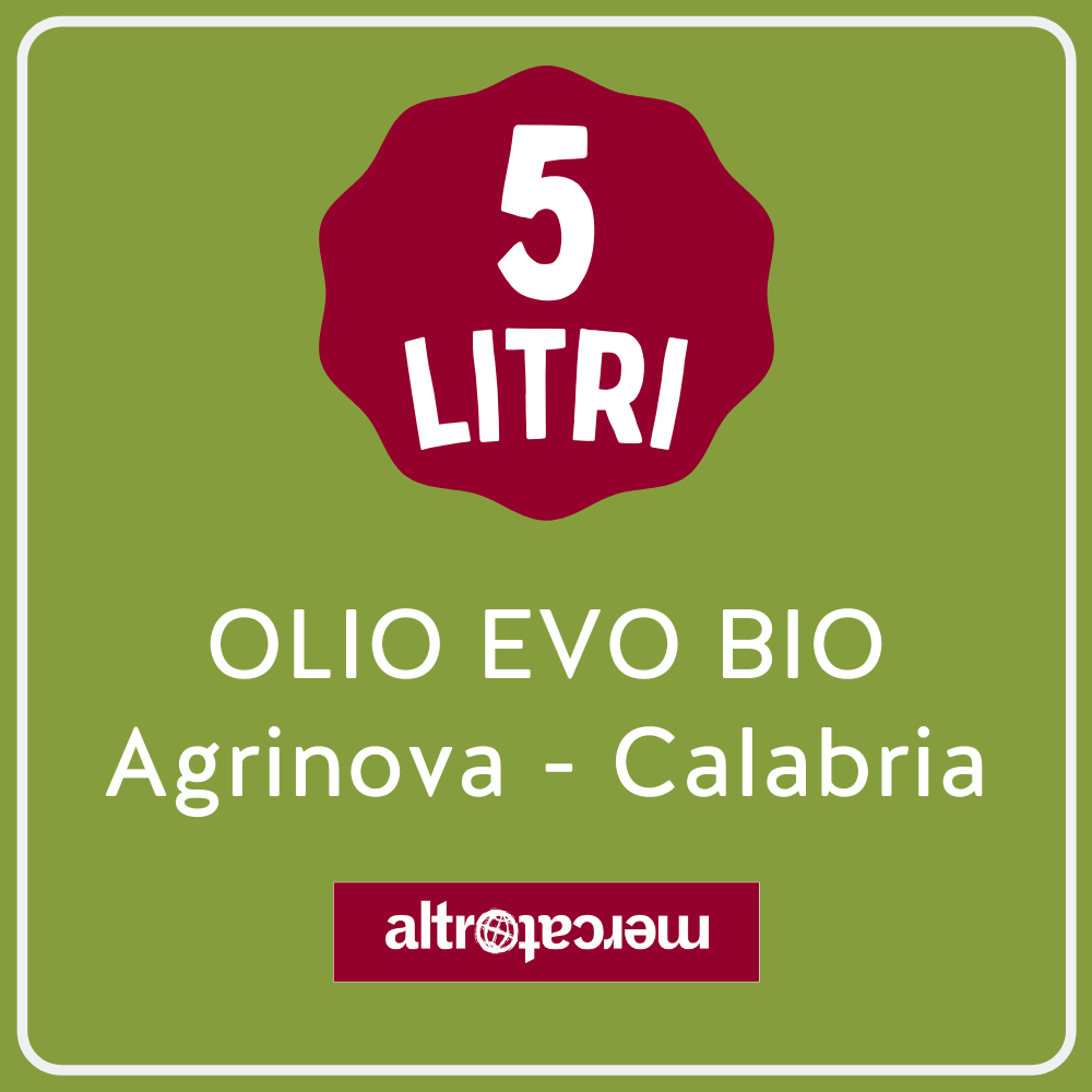 Olio evo Agrinova in latta Calabria - bio | 5L