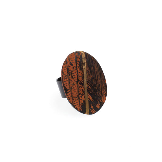 Anello Graffio ottone