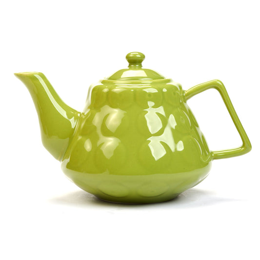 Teiera Echini ceramica verde acido
