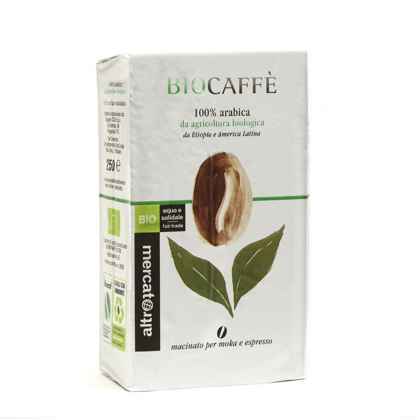 Biocaffè 100% arabica macinato | 250 g