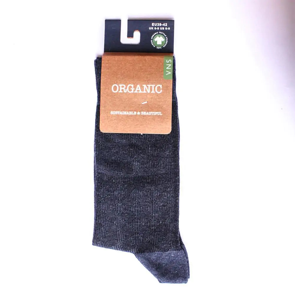 Calze uomo melange cotone bio