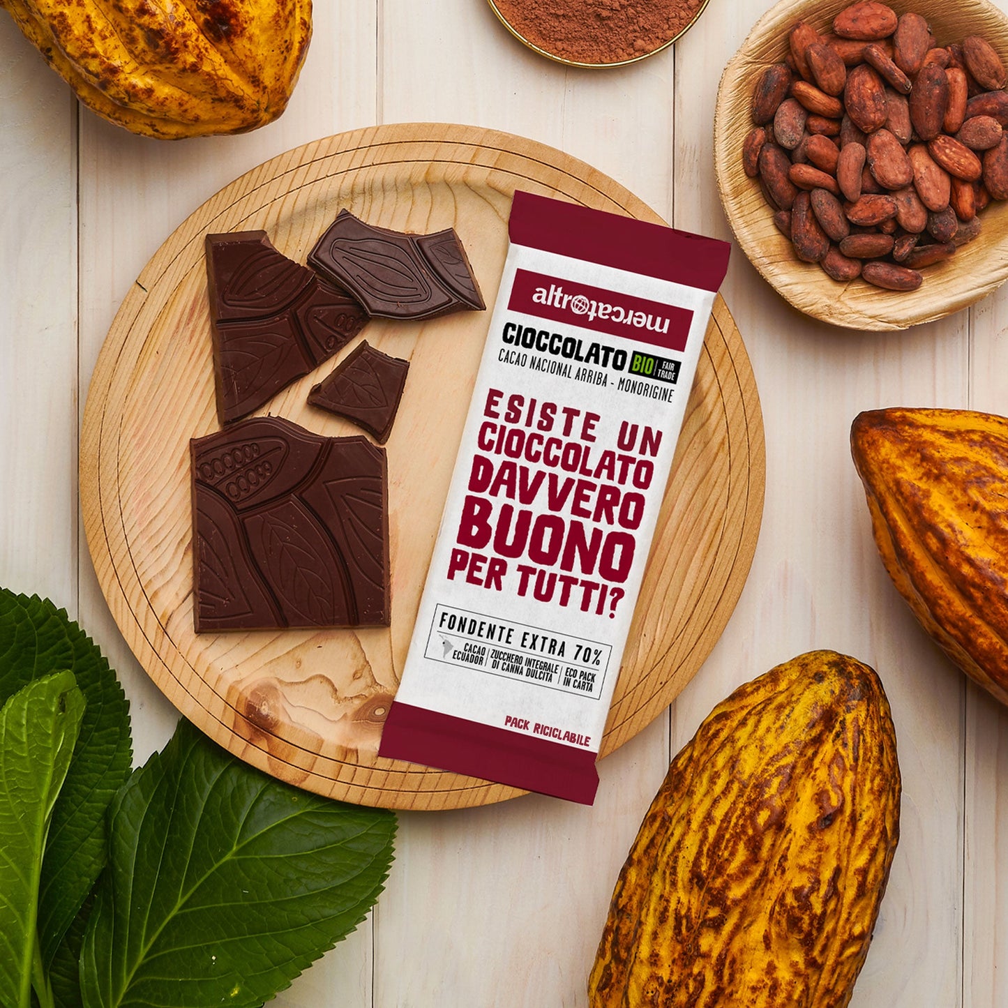 Cioccolato Manifesto fondente extra 70% - bio | 100 gr