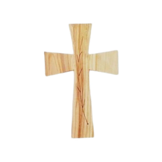 Croce Germoglio legno di ulivo