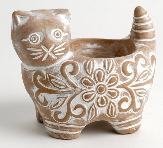 Vasetto gattino terracotta