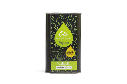 Latta di olio extravergine di oliva 100% italiano Sicilia - bio | 3 litri