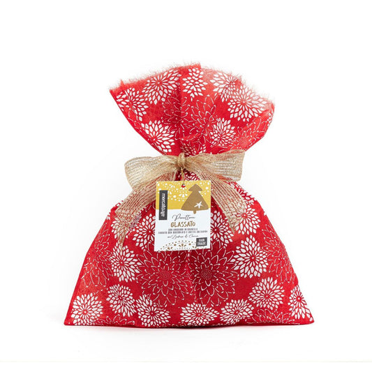 Panettone glassato con gocce di cioccolato e uvetta | 750 gr