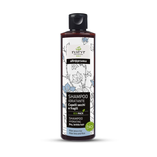Shampoo idratante aloe e riso - bio | 200 ml